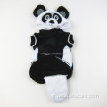 Manteau de panda d'hiver pour animaux de compagnie